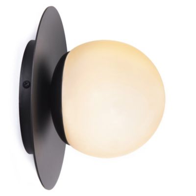 Luminaire Authentik Krema Outdoor LED Wall Sconce - Color: Black - E-KREMA 