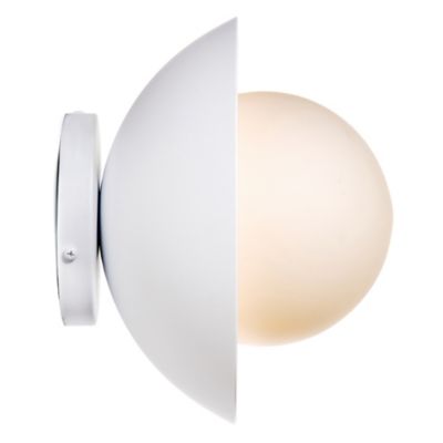 Luminaire Authentik Danoise Wall Sconce - Color: White - Size: 1 light - DA