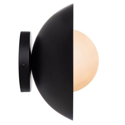 Luminaire Authentik Danoise Outdoor LED Wall Sconce - Color: Black - E-DANO