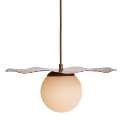 Luminaire Authentik Marguerite Pendant Light - Color: Orange - Size: Large 