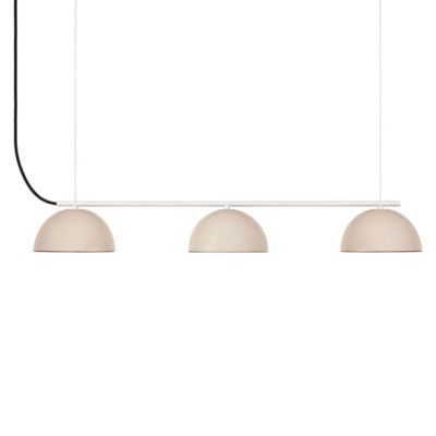 Luxcambra Absis LED Linear Chandelier - Color: White - Size: 3 light - 1584