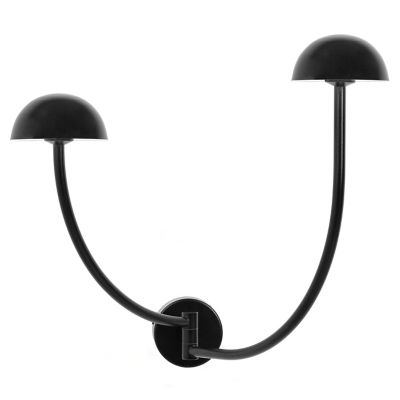 Luxcambra Champignon LED Wall Sconce - Color: Black - Size: 2 light - 2360