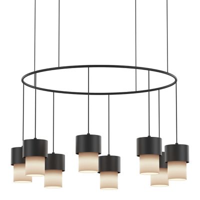 Luxcambra Kan Chandelier - Color: Black - Size: 5 light - 1452