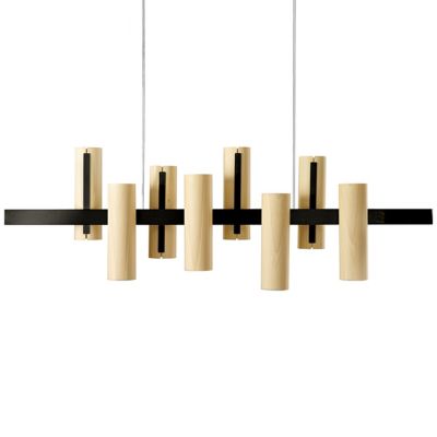 Black Note Keys LED Linear Suspension