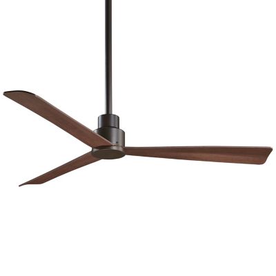 Minka Aire Simple Outdoor Ceiling Fan - Color: Bronze - Blade Color: Maple 