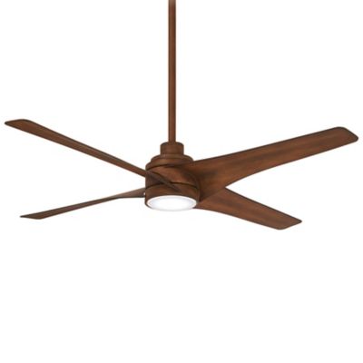 Minka Aire Swept LED Ceiling Fan - Color: Wood tones - Blade Color: Wood to