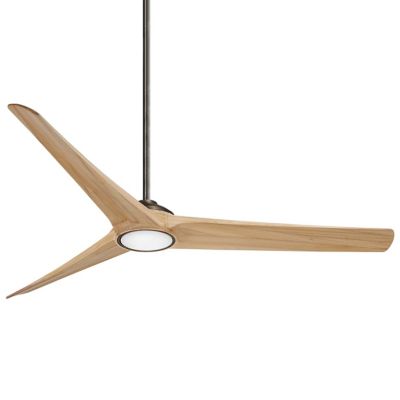 Minka Aire Timber Smart Ceiling Fan - Color: Wood tones - Blade Color: Mapl