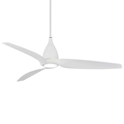 Minka Aire Tear 60-Inch Ceiling Fan - Color: White - Number of Blades: 3 - 