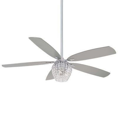 Minka Aire Bling LED 56-Inch Fan - Color: Metallics - Number of Blades: 5 -