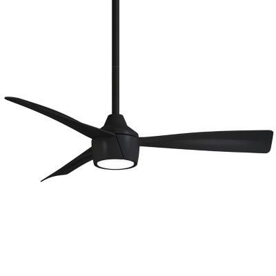 Minka Aire Skinnie LED Ceiling Fan - Color: Black - F625L-CL