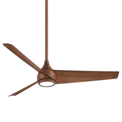 Minka Aire Twist LED Smart Ceiling Fan - Color: Brown - F678L-DK