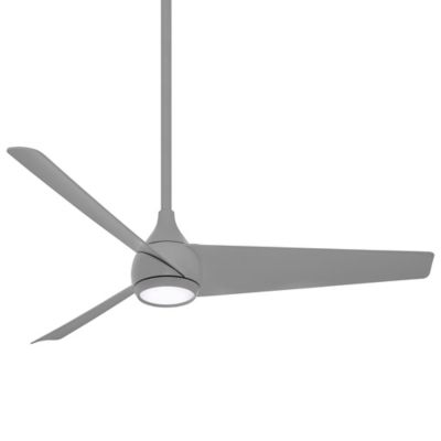 Minka Aire Twist LED Smart Ceiling Fan - Color: Grey - F678L-GRY