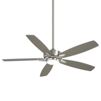 Minka Aire Kelvyn LED Ceiling Fan with CCT Selectable Light - Color: Silver