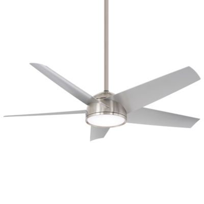 Minka Aire Chubby LED Smart Ceiling Fan - Color: Silver - Number of Blades: