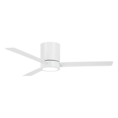 Minka Aire Roto Flushmount LED Ceiling Fan - Color: White - F644L-WHF