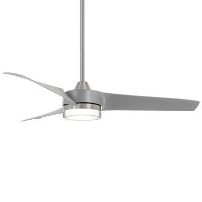 Minka Aire Veer LED Smart Ceiling Fan - Color: Silver - F692L-BN/SL