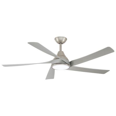 Minka Aire Transonic LED Ceiling Fan - Color: Silver - Blade Color: Silver 