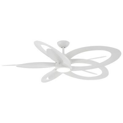 Minka Aire Pinup LED Ceiling Fan - Color: White - Blade Color: White - F862