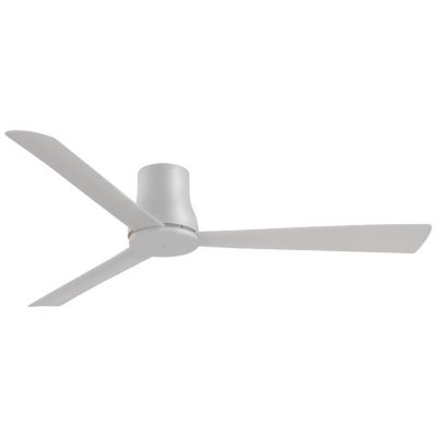 Minka Aire Simple Flushmount Outdoor Ceiling Fan - Color: Grey - Blade Colo