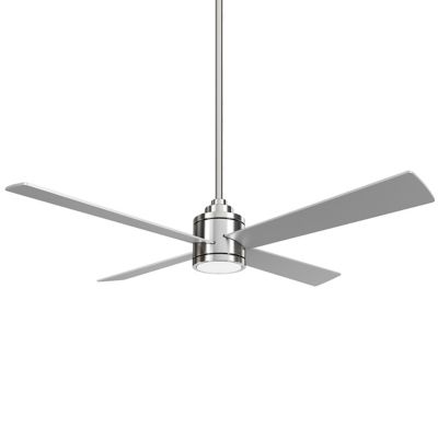 Minka Aire Falco LED Ceiling Fan - Color: Silver - Blade Color: Silver - F7