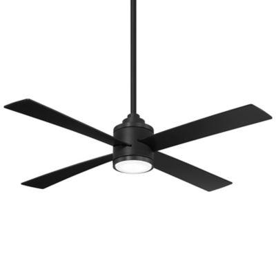 Minka Aire Falco LED Ceiling Fan - Color: Black - Blade Color: Coal Black -