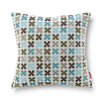 Quatrefoil Pillow, Silver