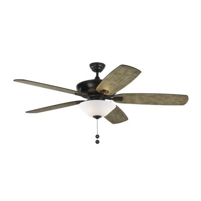 Alder & Ore Emerson Super Plus Ceiling Fan - Color: Grey - Blade Color: Weathered Wood