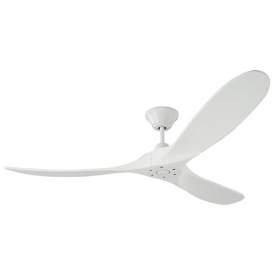 Visual Comfort Fan Maverick Ceiling Fan - Color: Matte - Blade Color: White