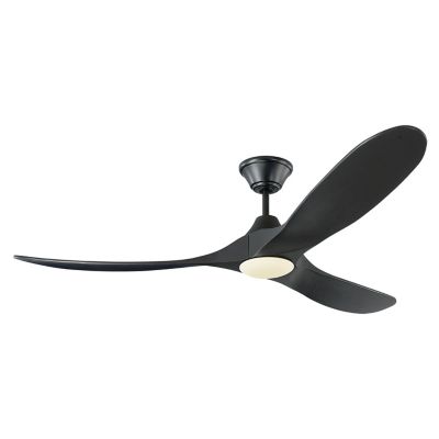 Visual Comfort Fan Maverick Ceiling Fan - Color: Matte - Blade Color: Black