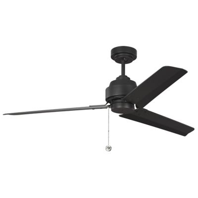 Visual Comfort Fan Arcade Ceiling Fan - Color: Black - Blade Color: Midnigh