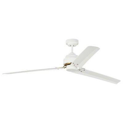 Visual Comfort Fan Arcade Ceiling Fan - Color: White - Blade Color: Matte W