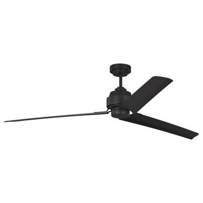 Visual Comfort Fan Arcade Ceiling Fan - Color: Black - Blade Color: Midnigh