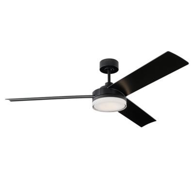 Visual Comfort Fan Cirque LED Ceiling Fan - Color: Matte - 3CQR56MBKD