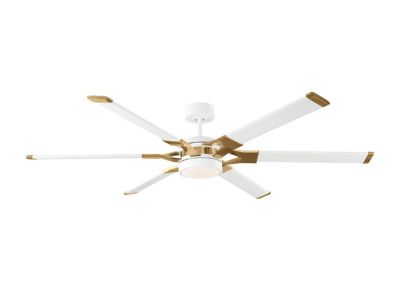 Visual Comfort Fan Loft LED Ceiling Fan - Color: White - 6LFR62RZWBBSD