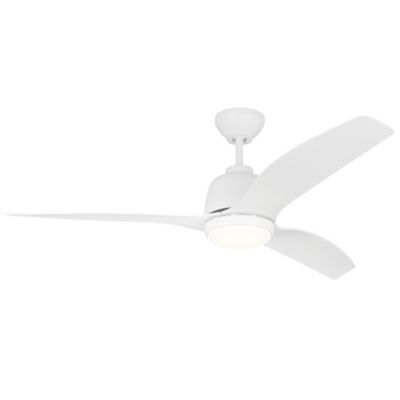 Visual Comfort Fan Avila Coastal LED Ceiling Fan - Color: White - 3AVLCR54R