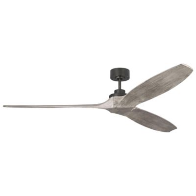 Visual Comfort Fan Collins Smart Ceiling Fan in Brown, 3 Blades