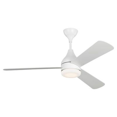 Visual Comfort Fan Streaming Smart LED Ceiling Fan - Color: White - 3STMSM5