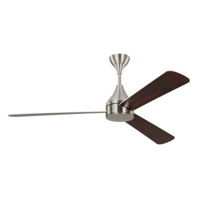 Visual Comfort Fan Streaming Smart LED Ceiling Fan - Color: Silver - 3STMSM