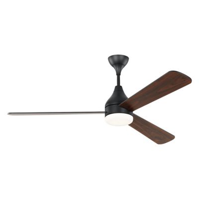 Visual Comfort Fan Streaming Smart LED Ceiling Fan - Color: Black - 3STMSM6