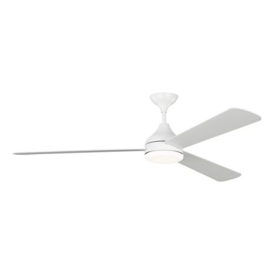 Visual Comfort Fan Streaming Smart LED Ceiling Fan - Color: White - 3STMSM6