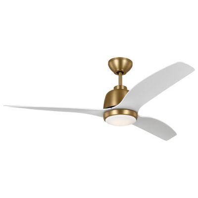 Visual Comfort Fan Avila LED Ceiling Fan - Color: Brass - 3AVLR54SBD