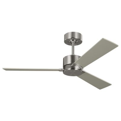 Visual Comfort Fan Rozzen Ceiling Fan - Color: Silver - 3RZR44BS