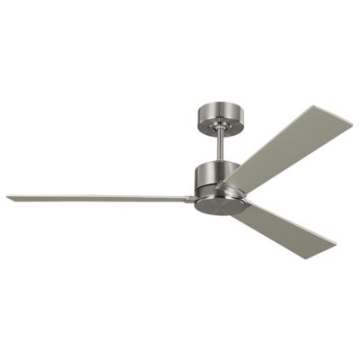 Visual Comfort Fan Rozzen Ceiling Fan - Color: Silver - 3RZR52BS