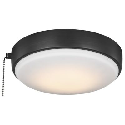 Visual Comfort Fan Round Universal Fan LED Light Kit - Color: Black - MC265