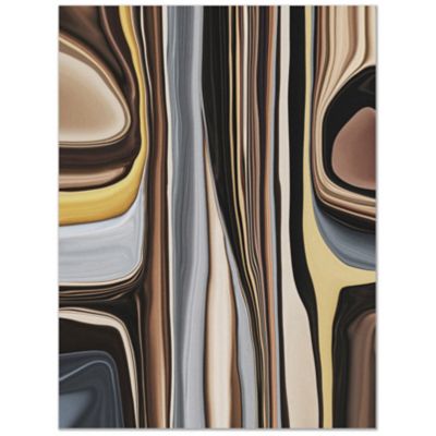 Liquid Layers Area Rug - Color: Brown - Size: 9 ft 9 "" x 13 ft - Moooi Carpets S210109