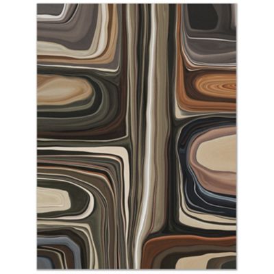 Liquid Layers Area Rug - Color: Green - Size: 9 ft 9 "" x 13 ft - Moooi Carpets S210115