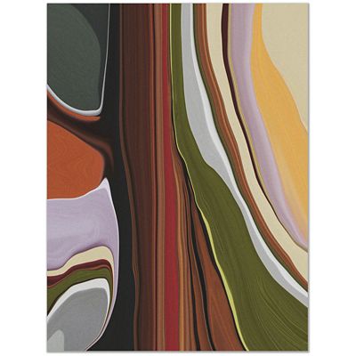 Liquid Layers Area Rug - Color: Multicolor - Size: 9 ft 9 "" x 13 ft - Moooi Carpets S210127