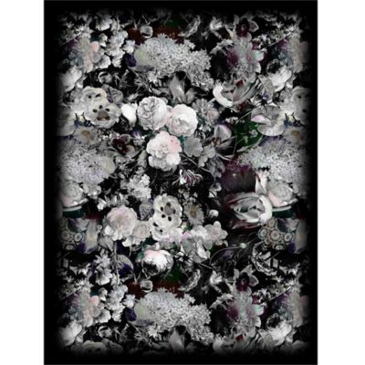 Eden Queen B&W Area Rug - Color: Black - Size: 9 ft 9 "" x 13 ft - Moooi Carpets S200083