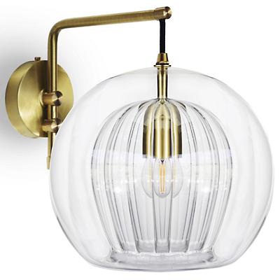 Pleated Crystal Wall Sconce