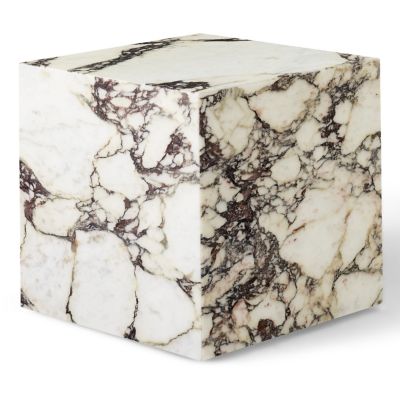 Audo Copenhagen Plinth Cubic Side Table - Color: White - 7010319